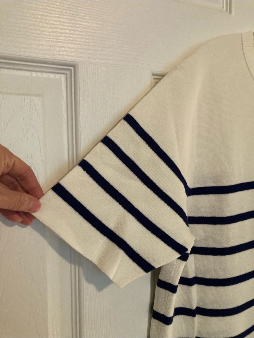 JCrew Margot sweater dress in stripe - Picture 3 of 5